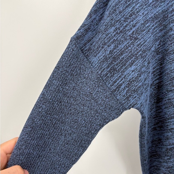 Rag & Bone Amelie Relaxed Long Sleeve Ribbed Tee in Blue Long Sleeve Size Medium - Picture 6 of 12